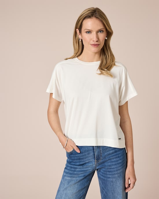 Produktabbildung für Boxy-Shirt mit Schlitzen