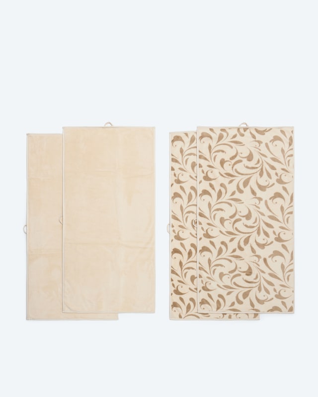MegaFlausch Handtuchset "Elegance", 4tlg.