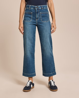 Produktabbildung 1 für Jeans 7/8 aufgesetzte Taschen