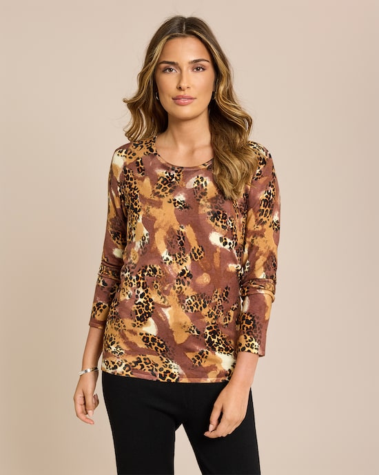 Produktabbildung für Classic Pullover Animal mit verwischt