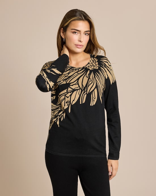 Produktabbildung für Classic Pullover Blüte