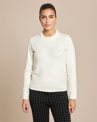 Produktabbildung 2 für Glow Pullover mit Webpelzkragen