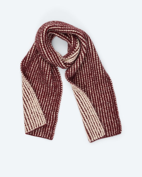 Produktabbildung für Strickschal in 2-farbiger Optik