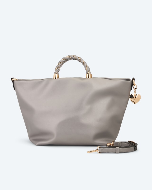 Kurzgrifftasche mit gedrehtem Kordel