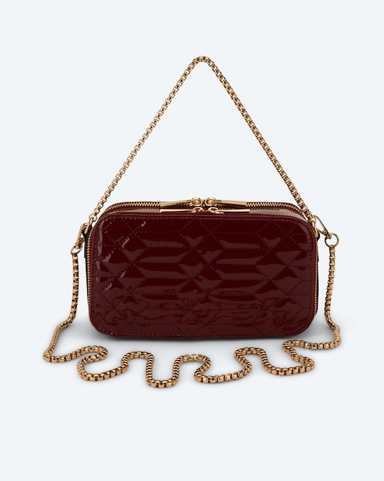 Produktabbildung für Tasche mit Handyfach in Lackoptik