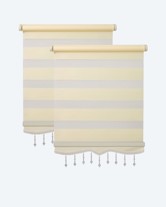 Produktabbildung für Day & Night Rollo "Perle"2tlg.