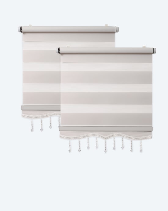 Produktabbildung für Day & Night Rollo "Perle"2tlg.