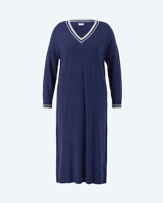 Produktabbildung 1 für Strickkleid mit Kontrastdetails