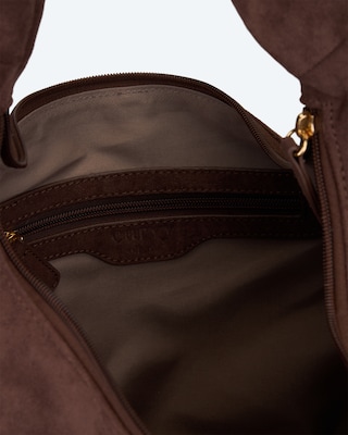 Produktabbildung 4 für Beuteltasche in Kunstvelourleder