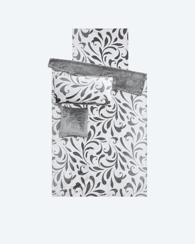 Wendebettwäsche "Elegance" mit Ombre-Effekt, 4tlg.