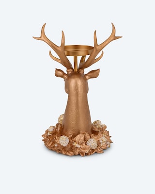 Produktabbildung 3 für Stumpenkerzenhalter "Hirsch", hoch