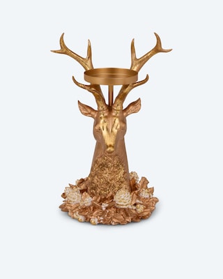 Produktabbildung 2 für Stumpenkerzenhalter "Hirsch", hoch