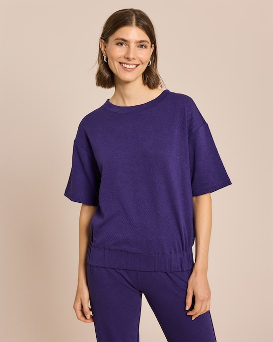 Produktabbildung für Jersey Shirt mit Struktur