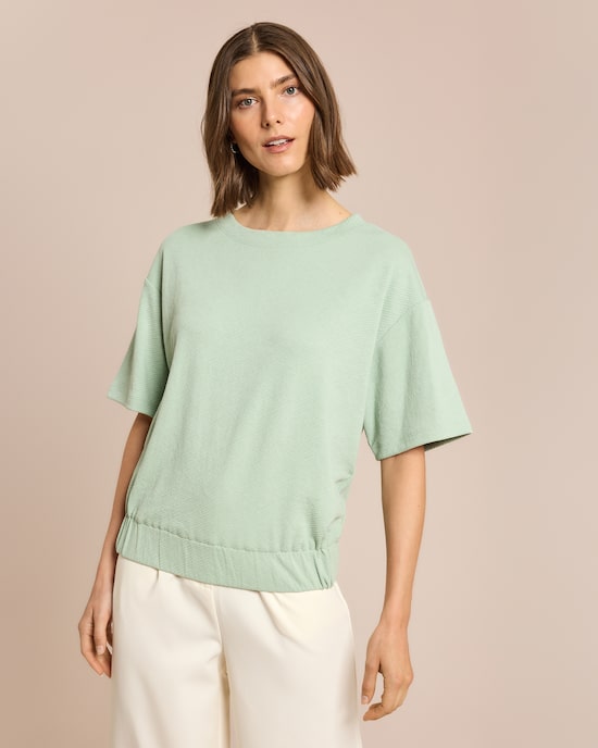 Produktabbildung für Jersey Shirt mit Struktur