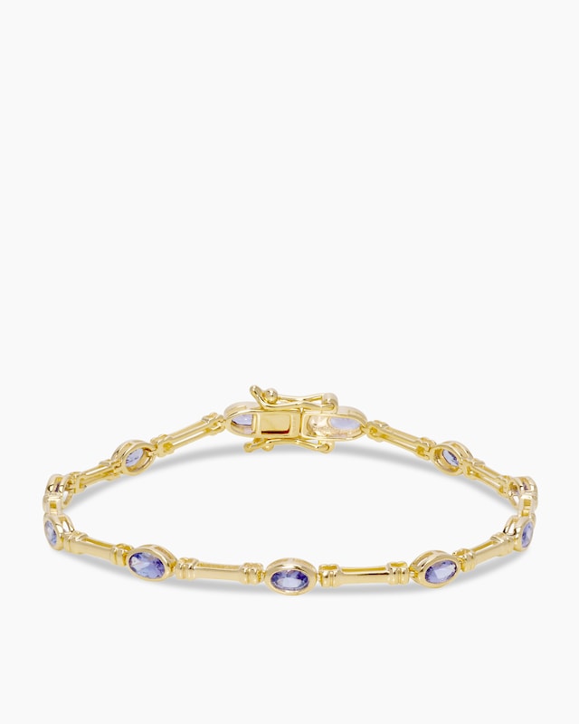 Armband mit Tansanit AAAA