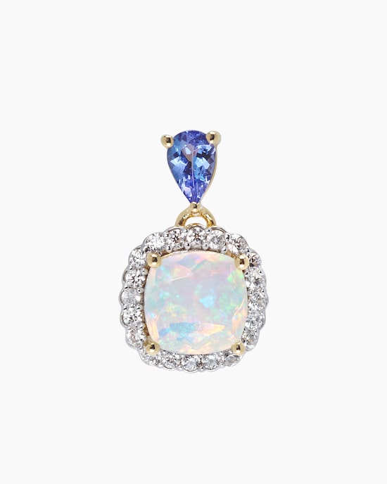 Produktabbildung für Anhänger mit Äthiop. Opal, Tansanit & Zirkon