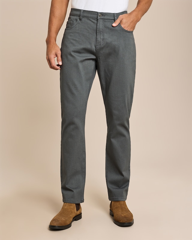 5 Pocket Hose in Jacquard-Optik