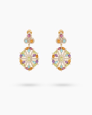 Produktabbildung 1 für Ohrstecker Multi-Edelstein