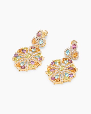 Produktabbildung 2 für Ohrstecker Multi-Edelstein