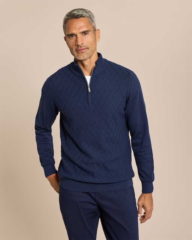 Stricktroyer Rautenmuster