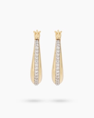 Produktabbildung 2 für Creolen mit Zirkon