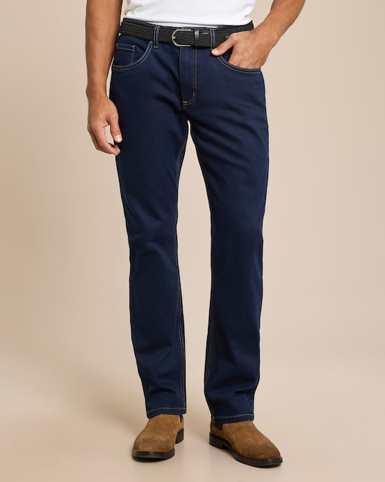 Produktabbildung für Stretch Thermo-Jeans mit Gürtel