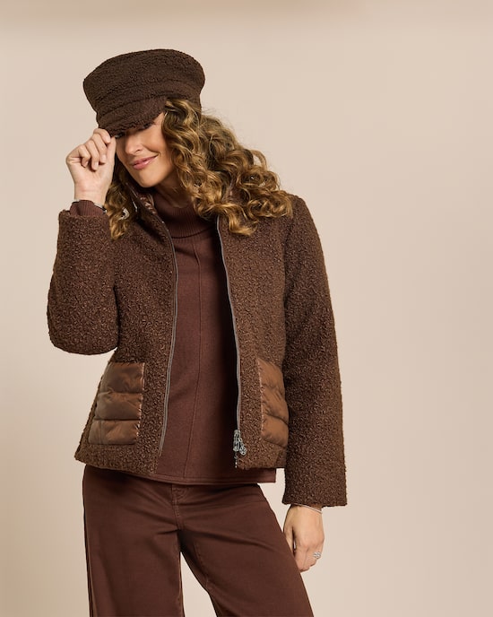 Produktabbildung für Bouclé-Jacke zum Wenden