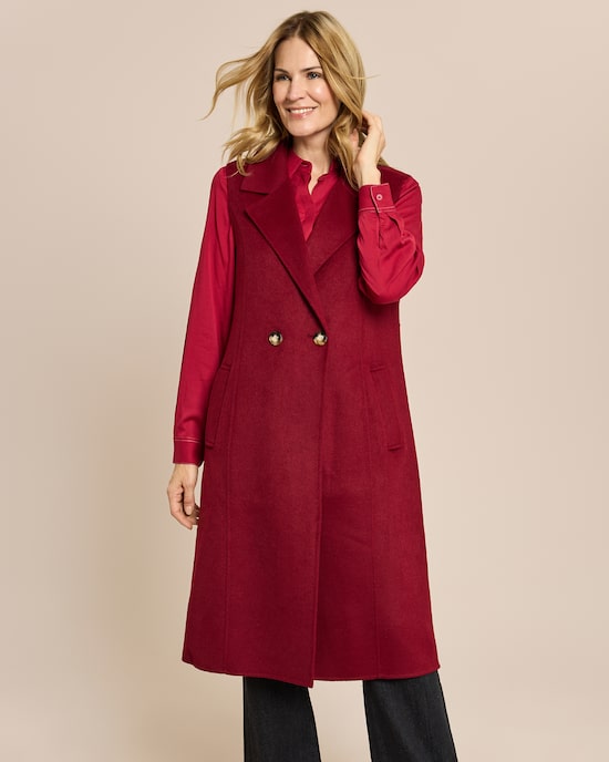 Produktabbildung für Weste aus Wollmix