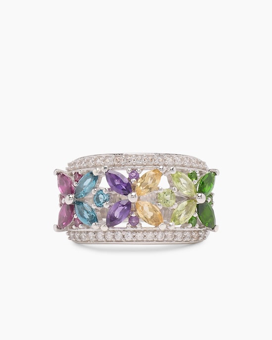 Produktabbildung für Ring mit Multi-Edelstein