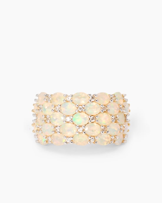 Produktabbildung für Ring mit Äthiopischem Opal