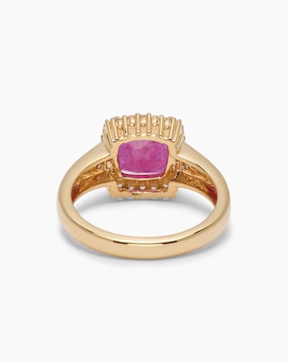 Produktabbildung 3 für Ring mit Sambia Rubin und Zirkon