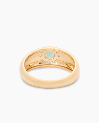 Produktabbildung 3 für Ring mit Sambia Smaragd und Zirkon