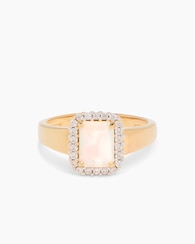 Produktabbildung für Ring mit Opal und Zirkon