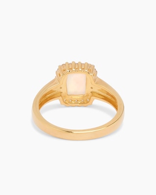 Produktabbildung 3 für Ring mit Opal und Zirkon