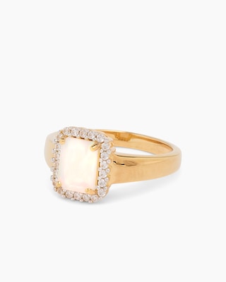 Produktabbildung 2 für Ring mit Opal und Zirkon
