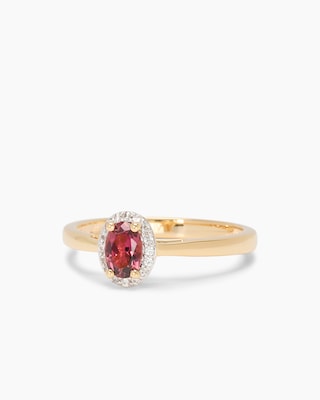 Produktabbildung 2 für Ring mit Pink Turmalin und Zirkon