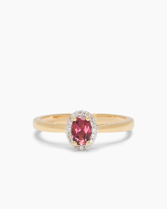 Produktabbildung für Ring mit Pink Turmalin und Zirkon