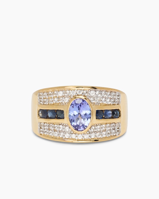 Ring mit Tansanit AAA+