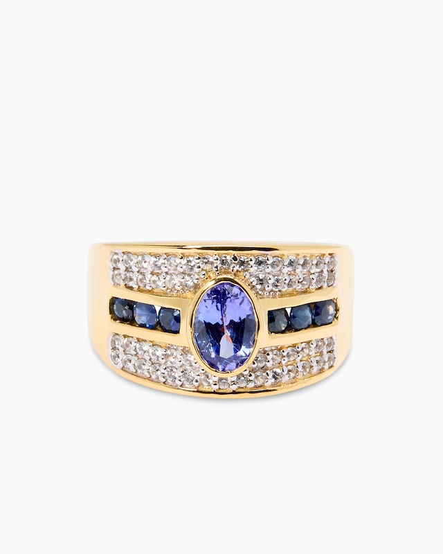 Ring mit Tansanit AAA+