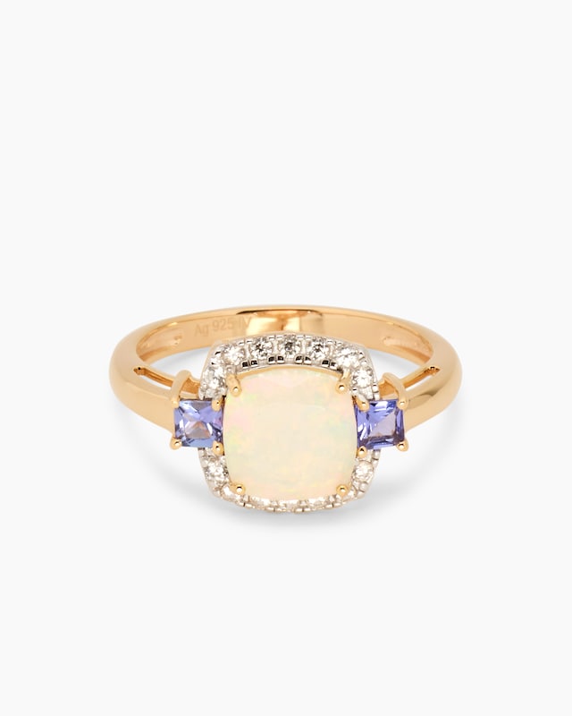 Ring mit Äthiopischem Opal