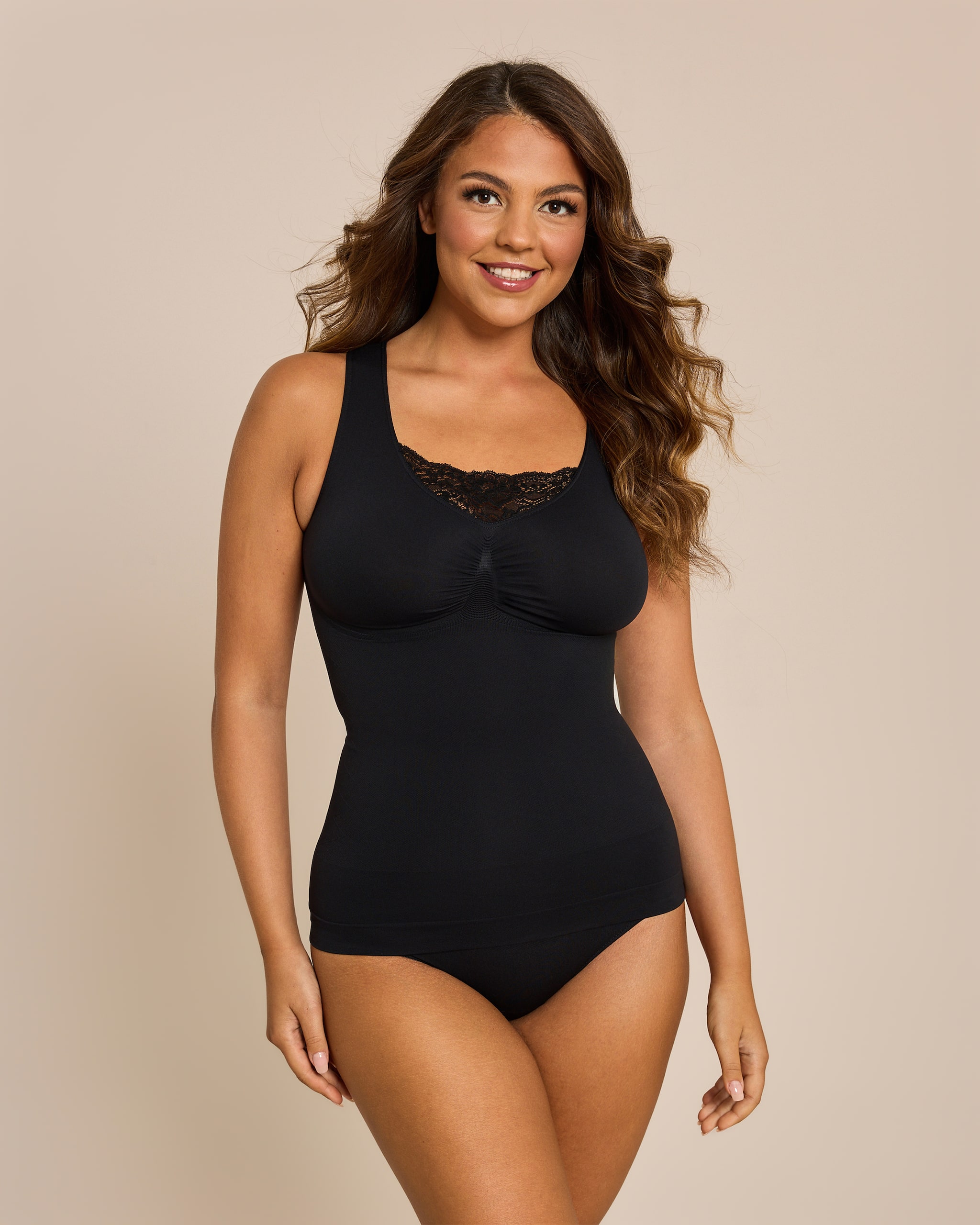 Produktabbildung für Midi Contr.Set: Top mit Spitze und Slip