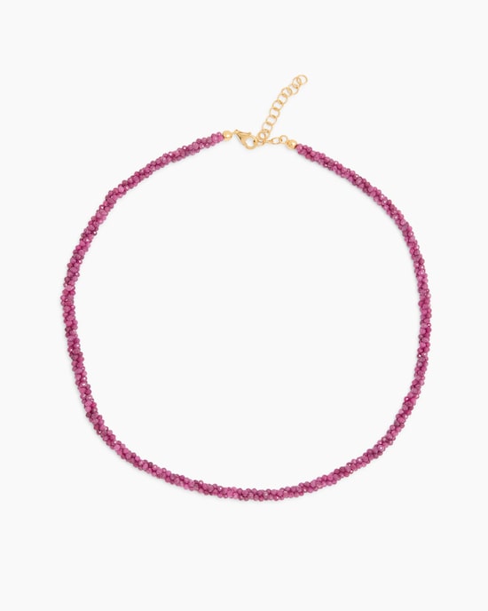 Produktabbildung für Collier mit Rubin oder Saphir