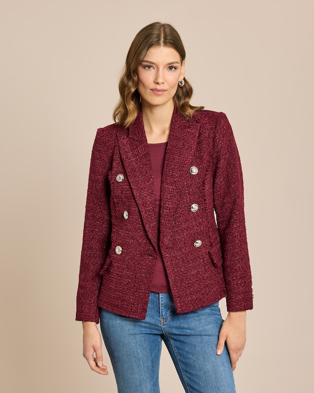 Blazer aus Bouclé Modell Wow