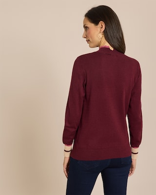 Produktabbildung 4 für Pullover mit farbigen Streifendetail