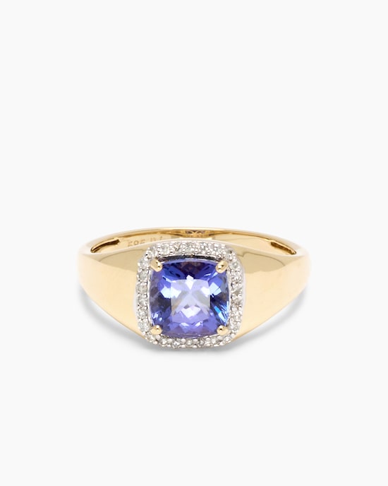 Produktabbildung für Ring mit Tansanit AAAAA & Brillanten