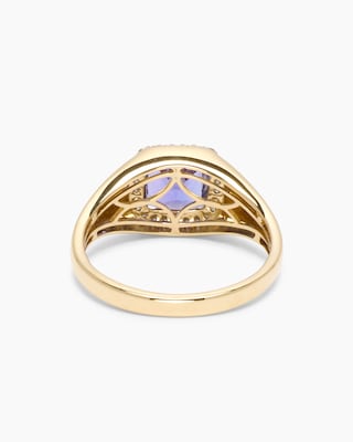 Produktabbildung 3 für Ring mit Tansanit AAAAA & Brillanten