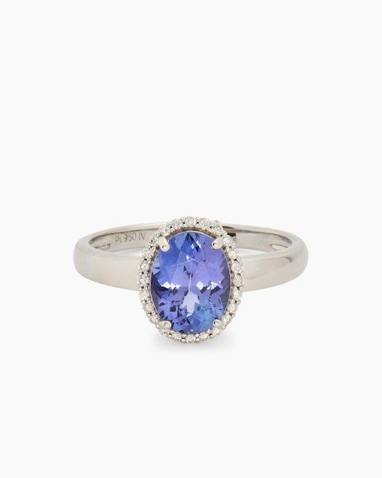 Produktabbildung für Ring mit Tansanit AAAAA & Brillanten