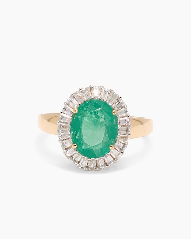 Ring mit Sambia Smaragd