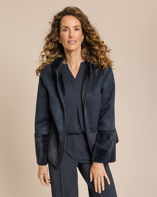 Produktabbildung für Felljacke zum Wenden