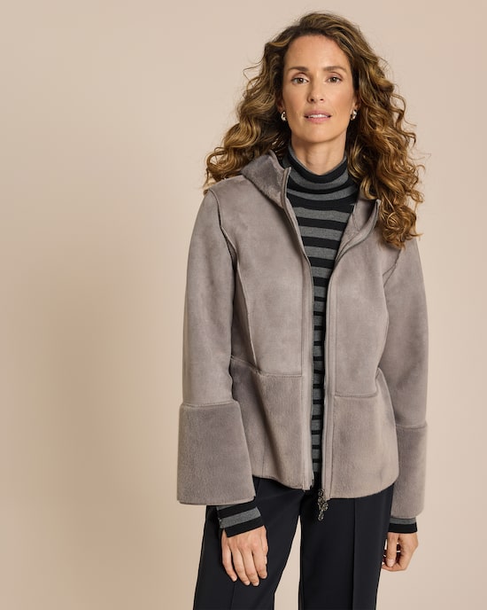 Produktabbildung für Felljacke zum Wenden